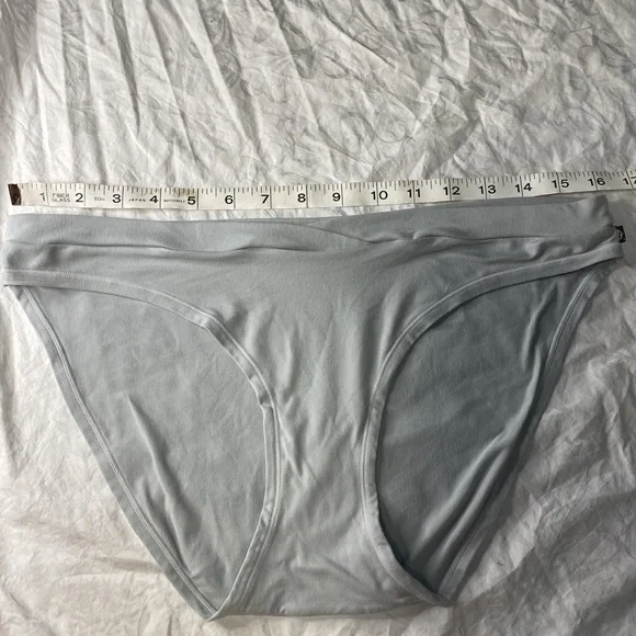Bundle/$3 NEW Anne Klein Panties Underwear Super Soft & Stretchy Pale Blue Gray - Picture 4 of 6